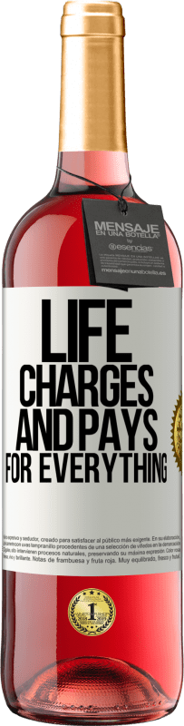 29,95 € Free Shipping | Rosé Wine ROSÉ Edition Life charges and pays for everything White Label. Customizable label Young wine Harvest 2025 Tempranillo
