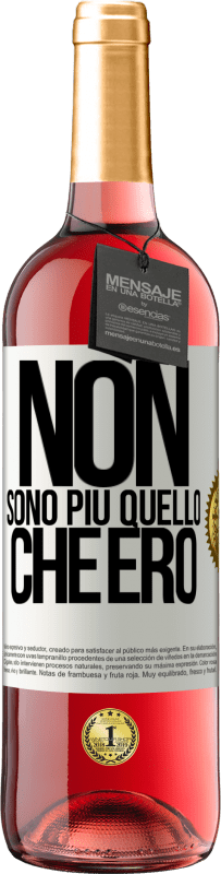 Spedizione Gratuita | Vino rosato Edizione ROSÉ Non sono più quello che ero Etichetta Bianca. Etichetta personalizzabile Vino giovane Raccogliere 2023 Tempranillo