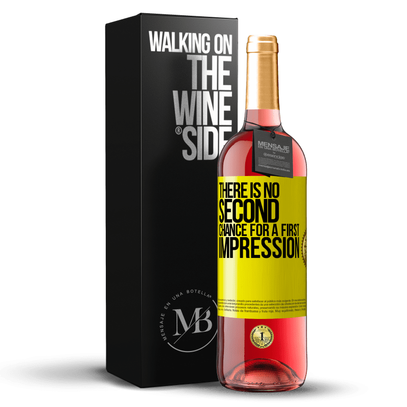 29,95 € Free Shipping | Rosé Wine ROSÉ Edition There is no second chance for a first impression Yellow Label. Customizable label Young wine Harvest 2023 Tempranillo