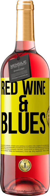 29,95 € | Vino rosato Edizione ROSÉ Red wine & Blues Etichetta Gialla. Etichetta personalizzabile Vino giovane Raccogliere 2024 Tempranillo