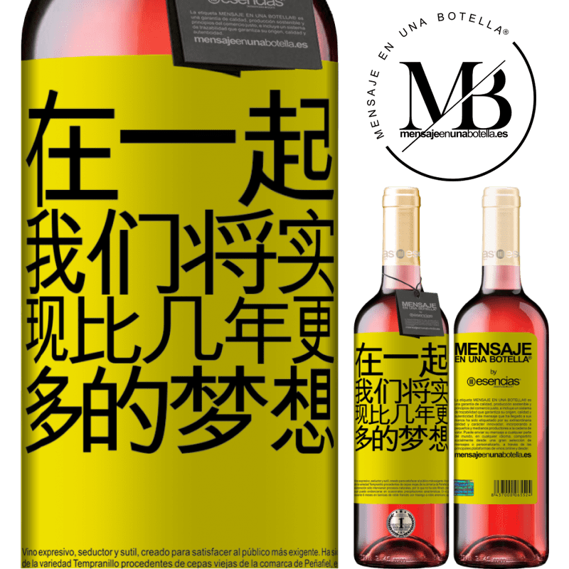 «在一起，我们将实现比几年更多的梦想» ROSÉ版