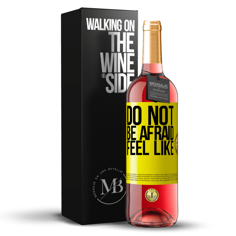 29,95 € Free Shipping | Rosé Wine ROSÉ Edition Do not be afraid. Feel like Yellow Label. Customizable label Young wine Harvest 2023 Tempranillo
