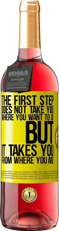 29,95 € | 桃红葡萄酒 ROSÉ版 第一步并没有带您想要去的地方，而是带您从原地带走了 黄色标签. 可自定义的标签 青年酒 收成 2025 Tempranillo