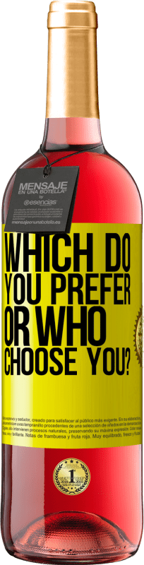 29,95 € | 桃红葡萄酒 ROSÉ版 您更喜欢哪个，或谁选择了您？ 黄色标签. 可自定义的标签 青年酒 收成 2025 Tempranillo