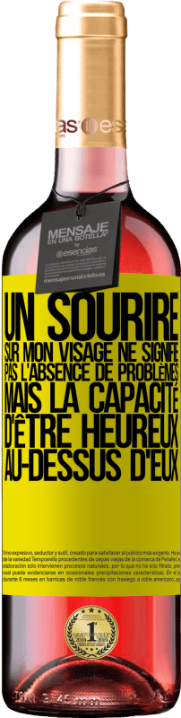 «Un sourire sur mon visage ne signifie pas l'absence de problèmes, mais la capacité d'être heureux au-dessus d'eux» Édition ROSÉ