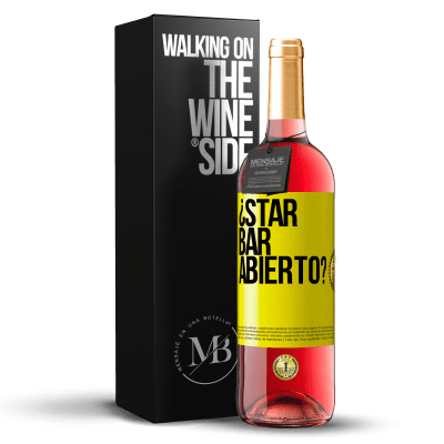«¿STAR BAR abierto?» Edición ROSÉ