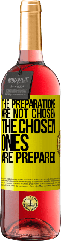 29,95 € Free Shipping | Rosé Wine ROSÉ Edition The preparations are not chosen, the chosen ones are prepared Yellow Label. Customizable label Young wine Harvest 2025 Tempranillo
