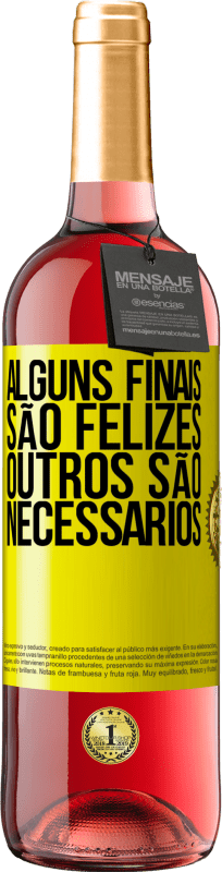 29,95 € | Vinho rosé Edição ROSÉ Alguns finais são felizes. Outros são necessários Etiqueta Amarela. Etiqueta personalizável Vinho jovem Colheita 2025 Tempranillo