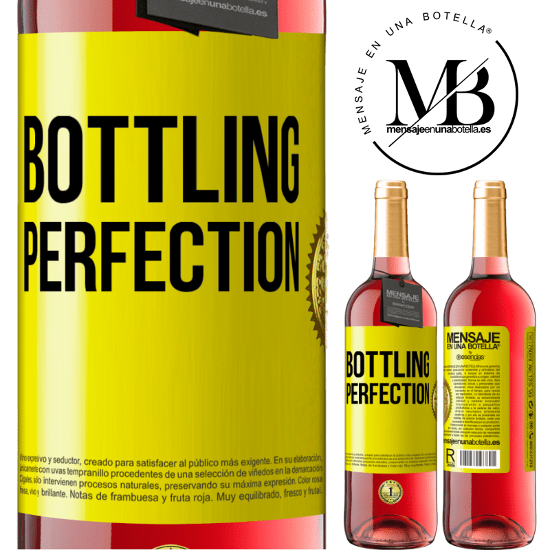 24,95 € Free Shipping | Rosé Wine ROSÉ Edition Bottling perfection Yellow Label. Customizable label Young wine Harvest 2021 Tempranillo