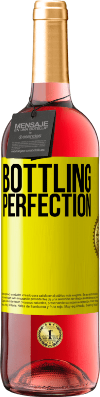 29,95 € | Vino Rosado Edición ROSÉ Bottling perfection Etiqueta Amarilla. Etiqueta personalizable Vino joven Cosecha 2023 Tempranillo