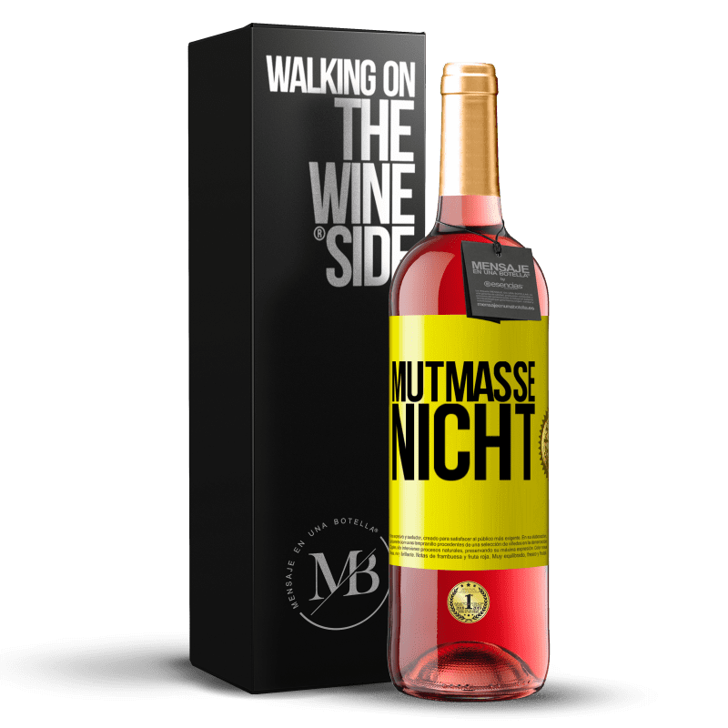 29,95 € Kostenloser Versand | Roséwein ROSÉ Ausgabe Mutmaße nicht Gelbes Etikett. Anpassbares Etikett Junger Wein Ernte 2024 Tempranillo