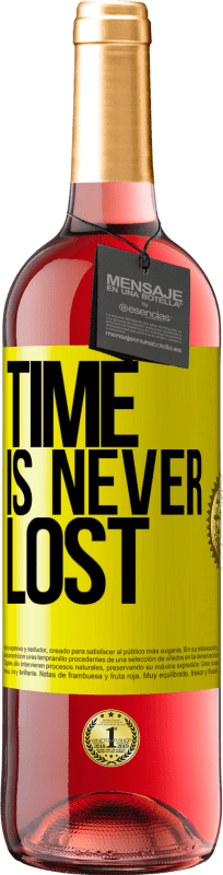 29,95 € | Rosé Wine ROSÉ Edition Time is never lost Yellow Label. Customizable label Young wine Harvest 2024 Tempranillo