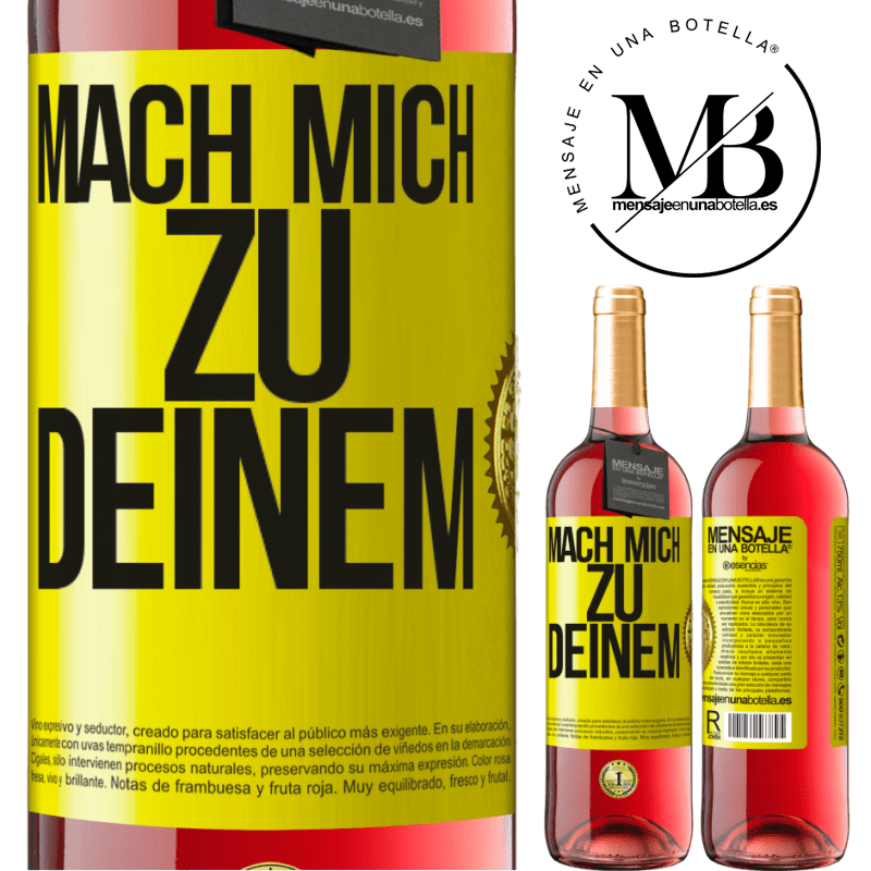 29,95 € Kostenloser Versand | Roséwein ROSÉ Ausgabe Mach mich Deinen Gelbes Etikett. Anpassbares Etikett Junger Wein Ernte 2024 Tempranillo