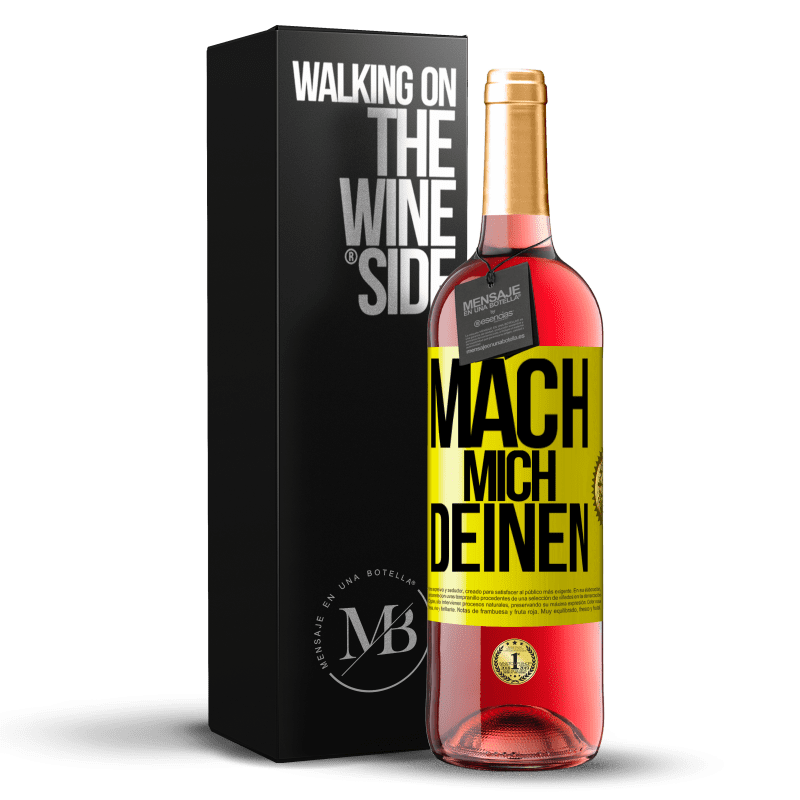 29,95 € Kostenloser Versand | Roséwein ROSÉ Ausgabe Mach mich Deinen Gelbes Etikett. Anpassbares Etikett Junger Wein Ernte 2024 Tempranillo