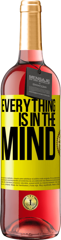 29,95 € | Rosé Wine ROSÉ Edition Everything is in the mind Yellow Label. Customizable label Young wine Harvest 2023 Tempranillo