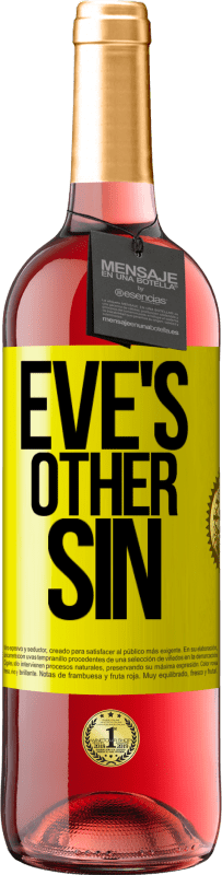 29,95 € | Rosé Wine ROSÉ Edition Eve's other sin Yellow Label. Customizable label Young wine Harvest 2024 Tempranillo