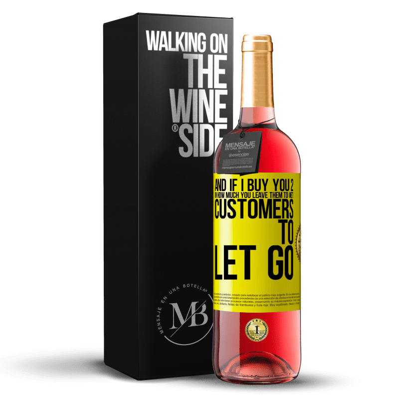 29,95 € Free Shipping | Rosé Wine ROSÉ Edition and if I buy you 2 in how much you leave them to me? Customers to let go Yellow Label. Customizable label Young wine Harvest 2025 Tempranillo