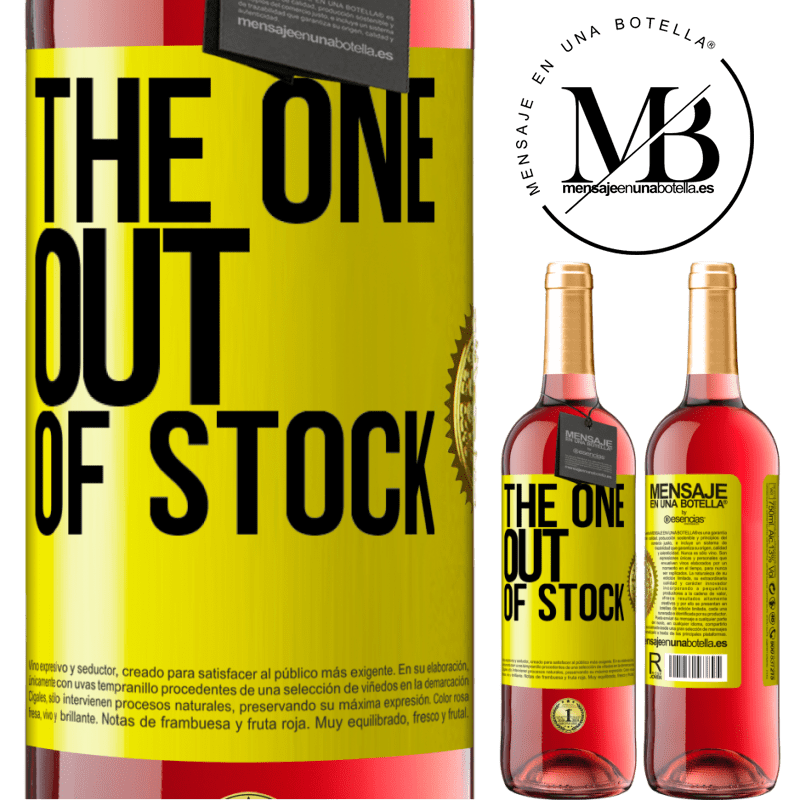 29,95 € Free Shipping | Rosé Wine ROSÉ Edition The one out of stock Yellow Label. Customizable label Young wine Harvest 2021 Tempranillo
