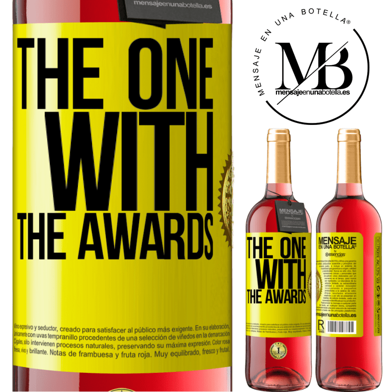 24,95 € Free Shipping | Rosé Wine ROSÉ Edition The one with the awards Yellow Label. Customizable label Young wine Harvest 2021 Tempranillo