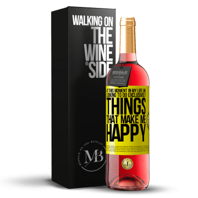 «At this moment in my life, I am looking to do exclusively things that make me happy» ROSÉ Edition