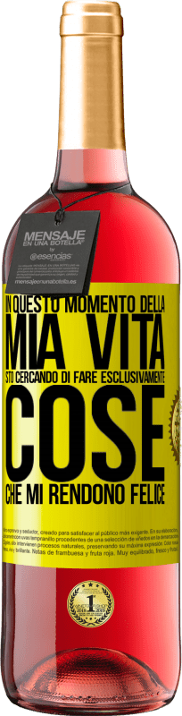 «In questo momento della mia vita, sto cercando di fare esclusivamente cose che mi rendono felice» Edizione ROSÉ