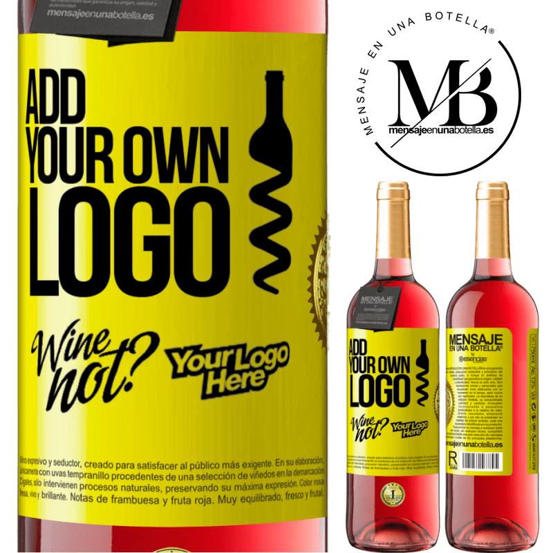 24,95 € Free Shipping | Rosé Wine ROSÉ Edition Add your own logo Yellow Label. Customizable label Young wine Harvest 2021 Tempranillo