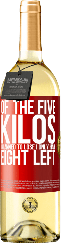 «Из пяти килограммов, которые я планировал сбросить, у меня осталось только восемь» Издание WHITE