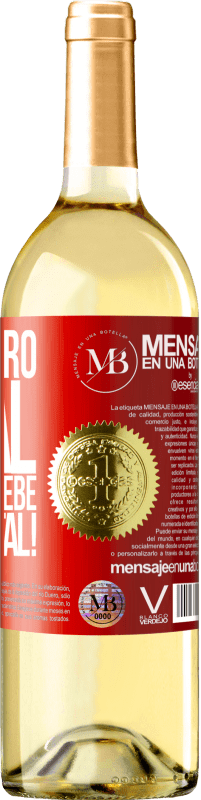 «O primeiro Natal que você bebe. Feliz Natal!» Edição WHITE