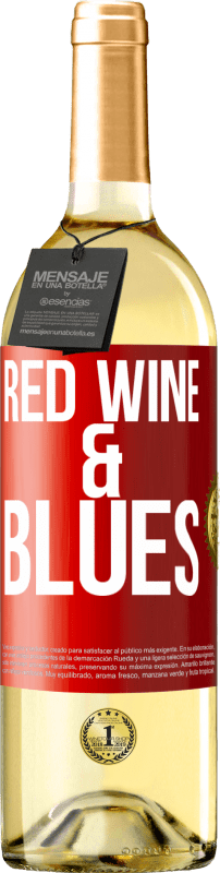 29,95 € | Vino bianco Edizione WHITE Red wine & Blues Etichetta Rossa. Etichetta personalizzabile Vino giovane Raccogliere 2024 Verdejo