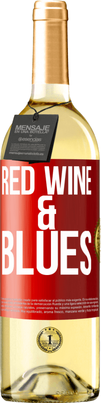 29,95 € | Vino bianco Edizione WHITE Red wine & Blues Etichetta Rossa. Etichetta personalizzabile Vino giovane Raccogliere 2025 Verdejo