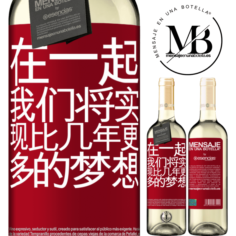 «在一起，我们将实现比几年更多的梦想» WHITE版