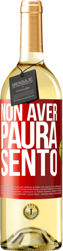 29,95 € | Vino bianco Edizione WHITE Non aver paura Sento Etichetta Rossa. Etichetta personalizzabile Vino giovane Raccogliere 2023 Verdejo