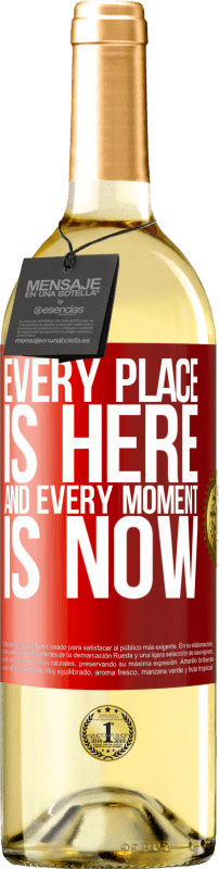 29,95 € | White Wine WHITE Edition Every place is here and every moment is now Red Label. Customizable label Young wine Harvest 2024 Verdejo