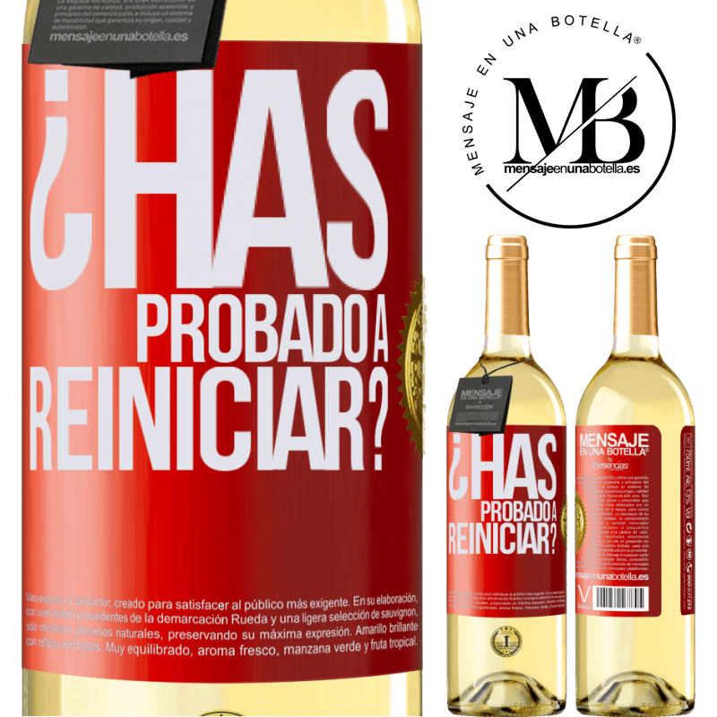 29,95 € Envoi gratuit | Vin blanc Édition WHITE avez-vous essayé de redémarrer? Étiquette Rouge. Étiquette personnalisable Vin jeune Récolte 2022 Verdejo