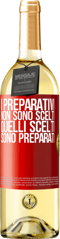 29,95 € Spedizione Gratuita | Vino bianco Edizione WHITE I preparativi non sono scelti, quelli scelti sono preparati Etichetta Rossa. Etichetta personalizzabile Vino giovane Raccogliere 2025 Verdejo