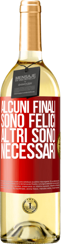 29,95 € | Vino bianco Edizione WHITE Alcuni finali sono felici. Altri sono necessari Etichetta Rossa. Etichetta personalizzabile Vino giovane Raccogliere 2024 Verdejo