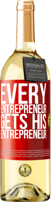 29,95 € | White Wine WHITE Edition Every entrepreneur gets his entrepreneur Red Label. Customizable label Young wine Harvest 2024 Verdejo