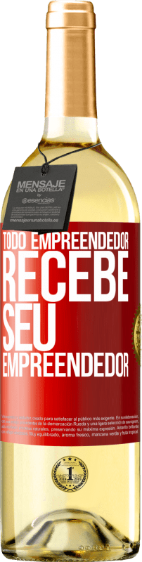 29,95 € | Vinho branco Edição WHITE Todo empreendedor recebe seu empreendedor Etiqueta Vermelha. Etiqueta personalizável Vinho jovem Colheita 2024 Verdejo