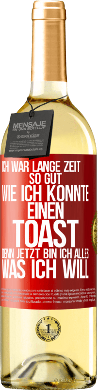 «Ich war lange Zeit so gut, wie ich konnte. Einen Toast, denn jetzt bin ich alles, was ich will» WHITE Ausgabe