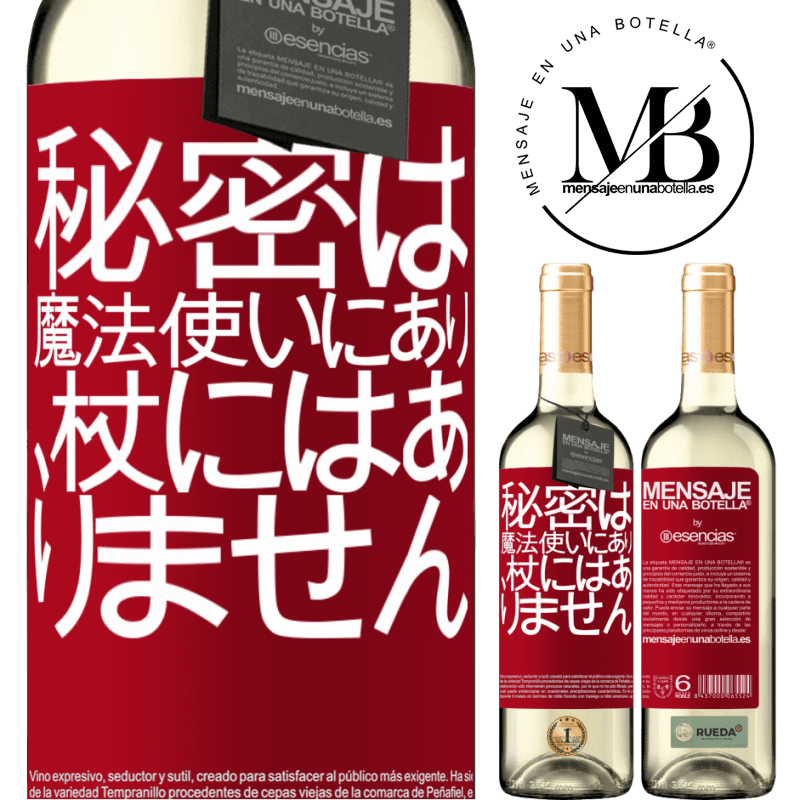 «秘密は魔法使いにあり、杖にはありません» WHITEエディション