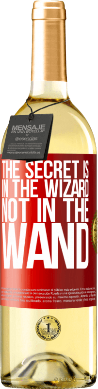29,95 € | White Wine WHITE Edition The secret is in the wizard, not in the wand Red Label. Customizable label Young wine Harvest 2022 Verdejo