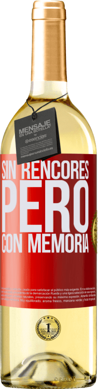 29,95 € | Vino Blanco Edición WHITE Sin rencores, pero con memoria Etiqueta Roja. Etiqueta personalizable Vino joven Cosecha 2025 Verdejo