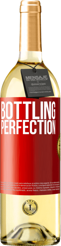 Бесплатная доставка | Белое вино Издание WHITE Bottling perfection Красная метка. Настраиваемая этикетка Молодое вино Урожай 2023 Verdejo