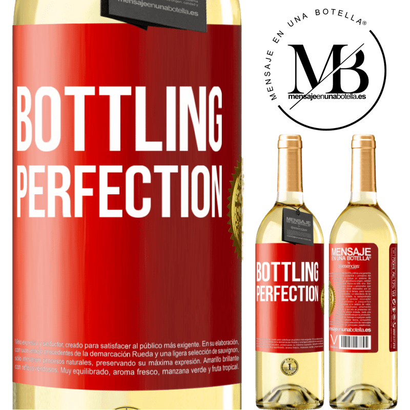 29,95 € Free Shipping | White Wine WHITE Edition Bottling perfection Red Label. Customizable label Young wine Harvest 2024 Verdejo