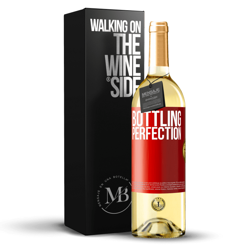 29,95 € 免费送货 | 白葡萄酒 WHITE版 Bottling perfection 红色标签. 可自定义的标签 青年酒 收成 2023 Verdejo