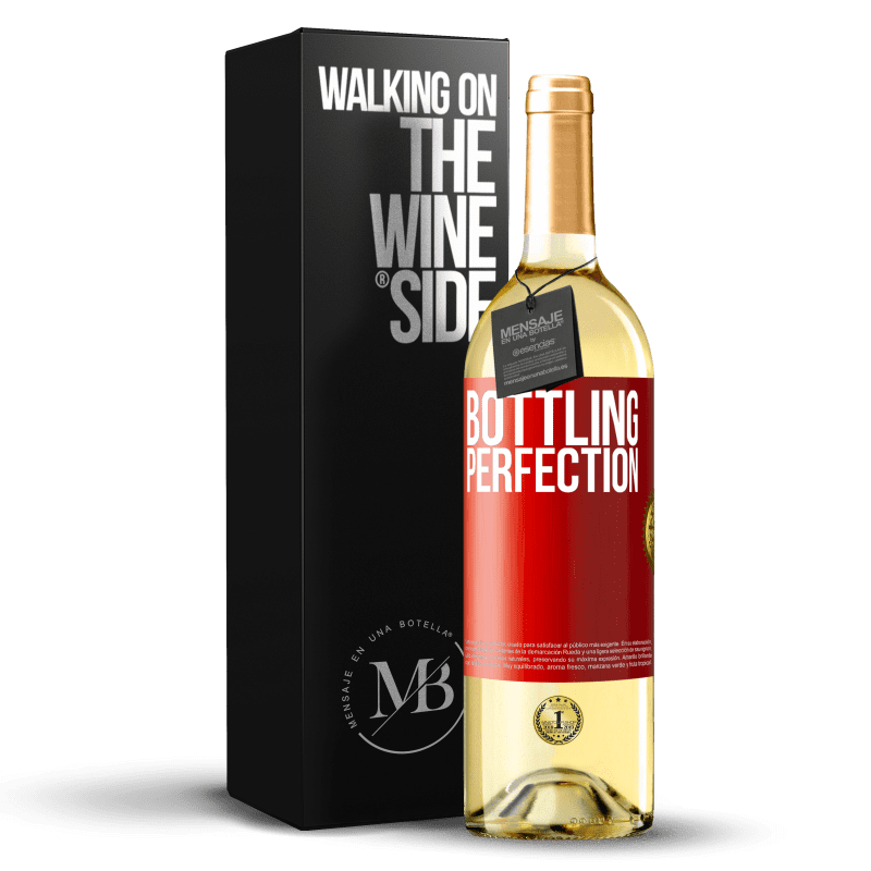 29,95 € Free Shipping | White Wine WHITE Edition Bottling perfection Red Label. Customizable label Young wine Harvest 2024 Verdejo