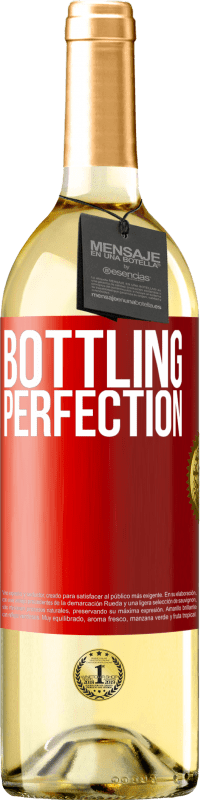 29,95 € | Vin blanc Édition WHITE Bottling perfection Étiquette Rouge. Étiquette personnalisable Vin jeune Récolte 2023 Verdejo