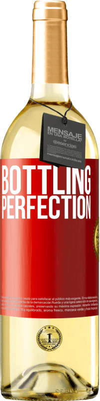 29,95 € | Vinho branco Edição WHITE Bottling perfection Etiqueta Vermelha. Etiqueta personalizável Vinho jovem Colheita 2024 Verdejo