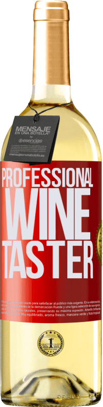 29,95 € | Weißwein WHITE Ausgabe Professional wine taster Rote Markierung. Anpassbares Etikett Junger Wein Ernte 2024 Verdejo