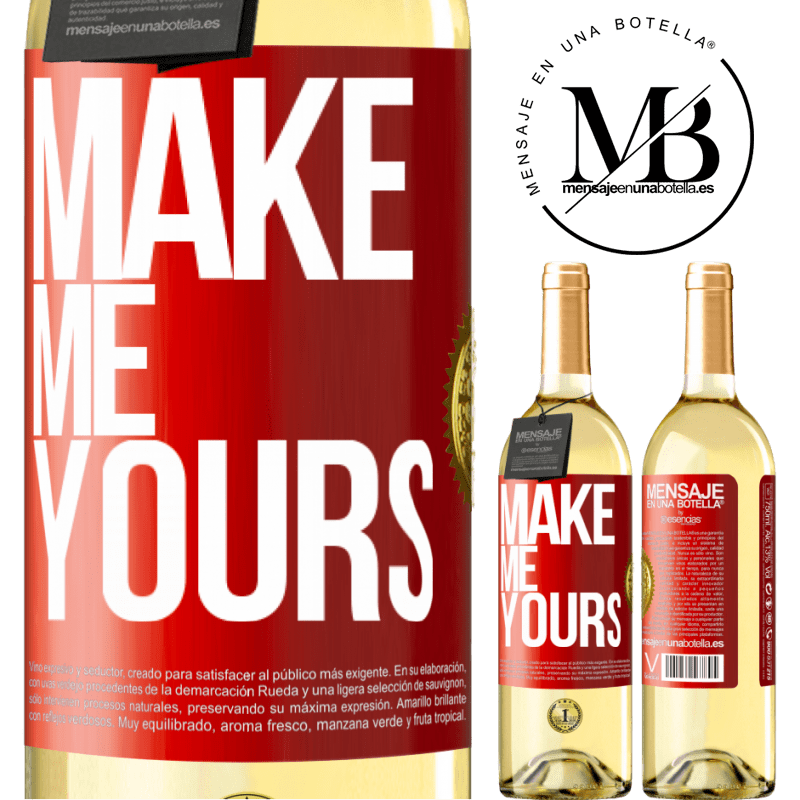 29,95 € Free Shipping | White Wine WHITE Edition Make me yours Red Label. Customizable label Young wine Harvest 2024 Verdejo